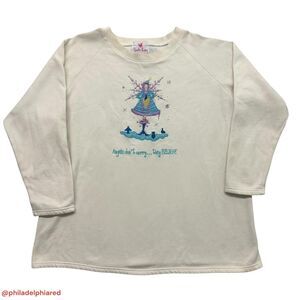 Vintage 1990’s Quacker Factory pullover angel themed crewneck womens xxl